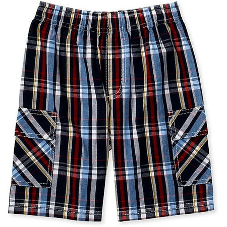Garanimals - Little Boys' Elastic-Waist Plaid Shorts