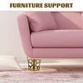 thumbnail image 2 of Baluue Set of 4 Golden Iron Furniture Legs, Support Feet for Sofas, Tables, and Chairs, Adult-Grade Strength, 2 of 8