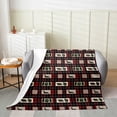 thumbnail image 2 of YST Woodland Bear Moose Flannel Blanket,Buffalo Checked Plaid Grid Fleece Blanket Baby 30x40 inch,Elk Deer Hunting Animal Reindeer Throw Blanket,Vintage Lodge Cabin Bed Blanket Lightweight, 2 of 4