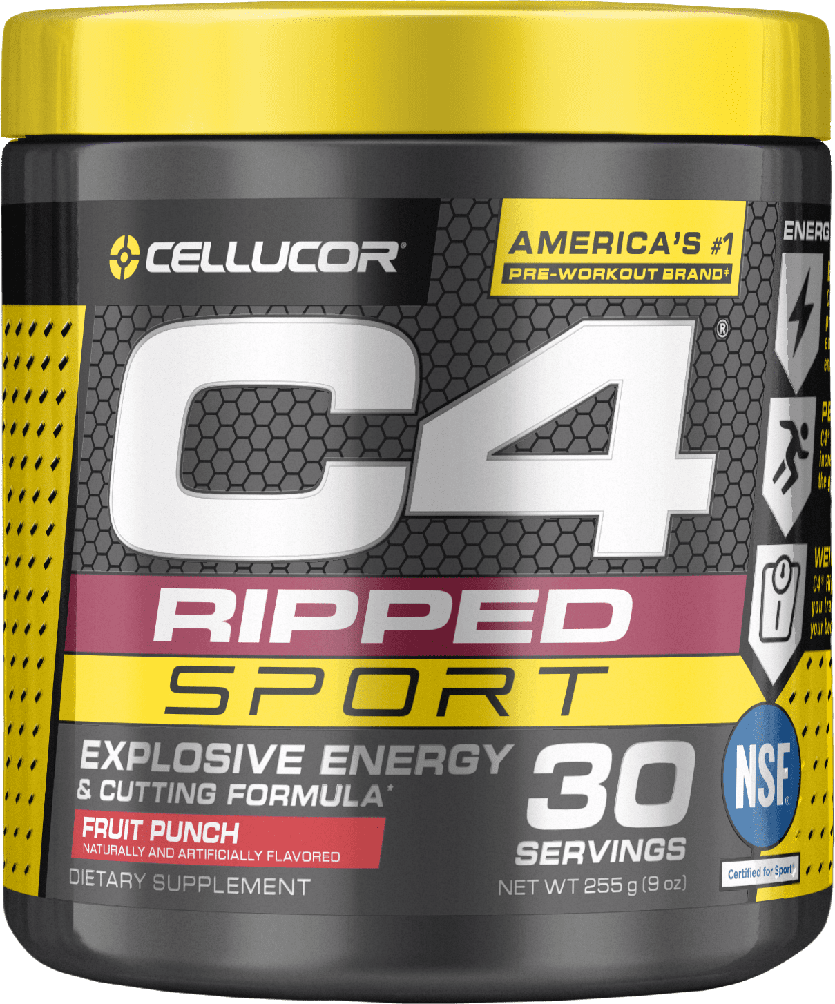 30 Minute C4 Sport Pre Workout Powder for push your ABS