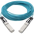thumbnail image 2 of Tripp Lite 49.2ft QSFP+ to QSFP+ Active Optical Cable 40Gb AOC M/M, Aqua, 2 of 4