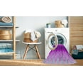 thumbnail image 2 of Ahgly Company Machine Washable Indoor Square Transitional Violet Purple Area Rugs, 7' Square, 2 of 7