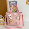 thumbnail image 4 of Bolso Mano Kawaii para Mujer Con Compras Lona Niñas, 4 of 9