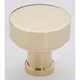 thumbnail image 4 of Alno A716-34-PB/NL Moderne 3/4" Small Round Modern Disc Solid Brass Cabinet Knob / Drawer, 4 of 4