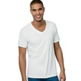 thumbnail image 1 of Hanes Men`s TAGLESS V-Neck T-Shirt 5-Pack, S, White, 1 of 4