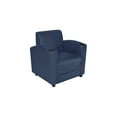 thumbnail image 4 of Regency Nova Tablet Arm Chair- Navy Blue/Noble Oak, 4 of 6
