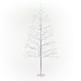 thumbnail image 3 of Alpine Corporation BYS144WT Cool White LED Lights Alpine Festive Silver Christmas Tree, 3 of 13