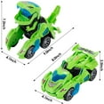 thumbnail image 7 of Toy Cars for Boys 3-6 Year Old Girls with LED Light and Music, Automatic Transforming Dinosaur Car Toys Birthday Gifts for Kids Toddlers, Green, 7 of 7