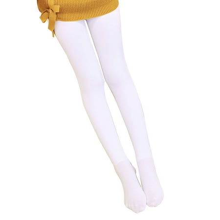 

Children s Winter Fleece Thickened Dance Socks Ballet Dance Socks Warm One-Piece Pants White Footed-XL