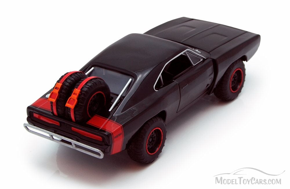 JADA 1:24 FAST & FURIOUS DOM'S 1970 DODGE CHARGER OFF-ROAD DIE-CAST BLACK 97038