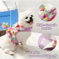 thumbnail image 4 of Tirantes para cachorros y trajes de piel, chaleco con flores de encaje para cachorros, tirantes bonitos de malla suave a prueba de escape, chaleco para Gato, tirantes, 4 of 5