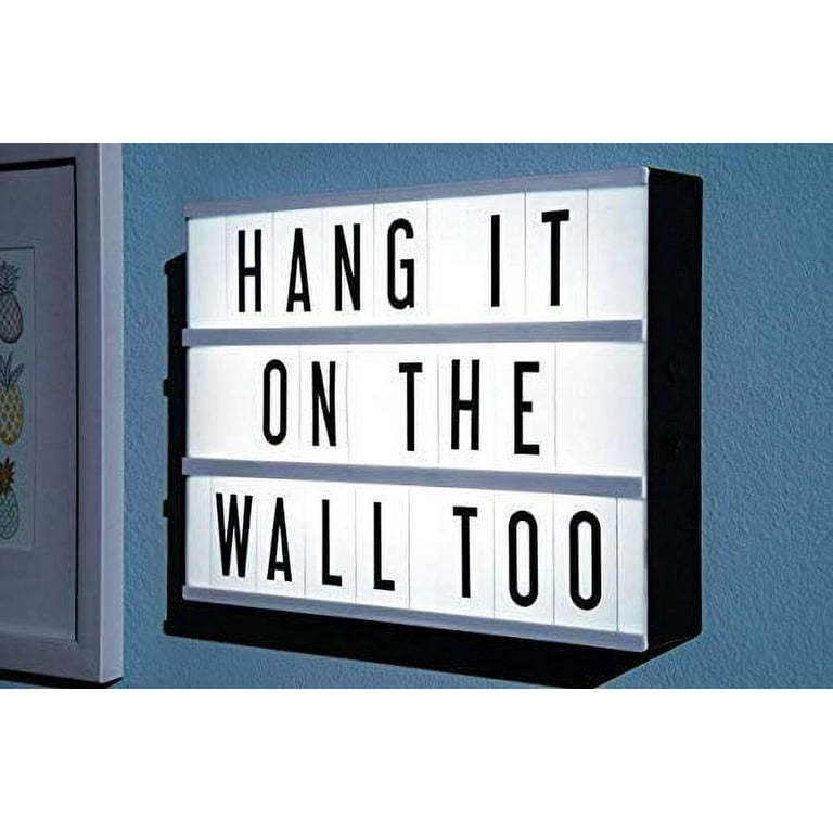 Wemco Deck The Halls Cinema Marquee Sign Light Box Letters