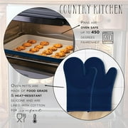 Country Kitchen Baking Set, 13-Piece Nonstick Stackable Design, Denim