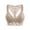 Beige, variant on Patlollav Lingerie for Women's Plus Size Vest Crop Wire Free Bra Lace Lingerie Sexy V-Neck Underwear