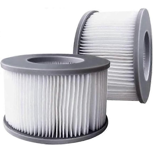 Lot de 2 Filtres de Remplacement pour Mspa - Pompe à Cartouche pour Piscines, Eau Chaude sous l'Eau et Spa