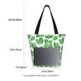 thumbnail image 2 of Lsque Green Leaves Pattern Beach Tote,Shoulder Handbag,Spacious Tote Bag,Lightweight Travel Bag,Versatile Shopping Bag, 2 of 6