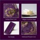thumbnail image 3 of Vintage Leather Journal Notebook With Combination Lock, B6 Embossed Flower Secret Diary Ruled Lined Paper For Writing, Gift For Women Girls Children (, 3 of 4