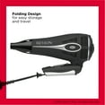 thumbnail image 3 of Revlon 1875W Retractable Cord Fold & Go Ceramic Hair Dryer, Black, 3 of 7