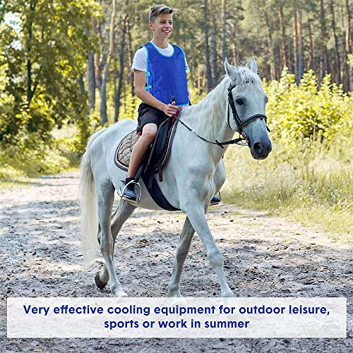 4 Pcs Cooling Vest with 96 Pcs Ice Pack Adjustable Ice Vest for Men Women Hot Weather Working Running Fishing Cycling