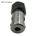thumbnail image 1 of High Quality Collet Chuck Motor Collet Chuck Silver & Black Steel Er11-1/4, 1 of 8