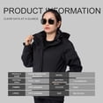 thumbnail image 2 of Snow Deer Heated Jackets For Women With Battery Pack Included Waterproof Rechargeable Heated Jacket Adjust 3 Heating settings Winter Outdoor 2024, 2 of 11