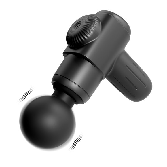 XBONP Mini Massage Wand Vibrator Wand for Women Personal Vibrator for Tension Relief, Muscle, Back, Soreness Black