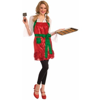 SEQUIN HOLIDAY APRON