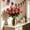 Red, variant on Miwamany 4th of July Patriotic Artificial Flowers Memorial Bouquet Fake Red Blue Cemetery Flowers for Grave 4th of July Memorial Day Independence Day Veterans Decoration