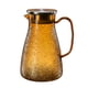 thumbnail image 2 of Jarra acrílica para agua fría con tapa coladora, tetera de plástico transparente para té helado y zumo para nevera, diseño martillado 1,0L 1,5L 1,8L, 2 of 6