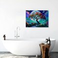 thumbnail image 6 of Fenyluxe Stream Moonlight Canvas Wall Decor Ready To Hang Room Home Art Decor 20x16in, 6 of 6