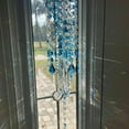 thumbnail image 5 of BAMILL Colorful Crystal Wind Chime 30” Multi-colored Acrylic Floral Garden Wind Chime, 5 of 8