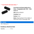 thumbnail image 2 of Front Rack and Pinion Bellow Set 2 Piece - Compatible with 1995 - 1998 Acura TL 1996 1997, 2 of 2