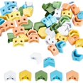 thumbnail image 2 of 420Pcs 2 Hole Half Tila Beads 6 Styles Mix Glass Beads Square Rectangle Mini Opaque with Plastic Container Color for Jewelry Making, 2 of 9