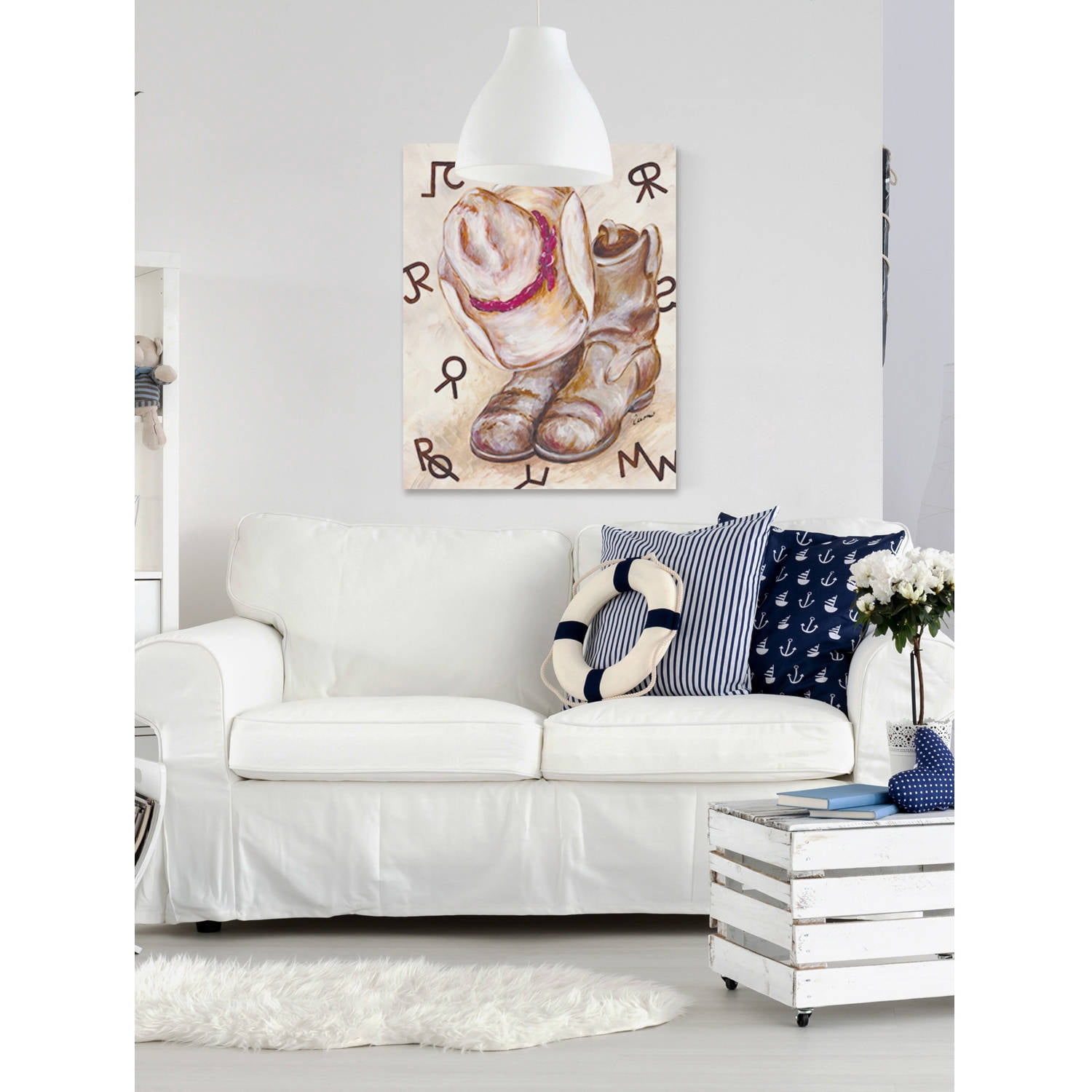 Marmont Hill "Branding" by Reesa Qualia Painting Print on Wrapped Canvas