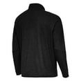 thumbnail image 3 of Men's Antigua Heather Black Stanford Cardinal Certain Tri-Blend Quarter-Zip Top, 3 of 3