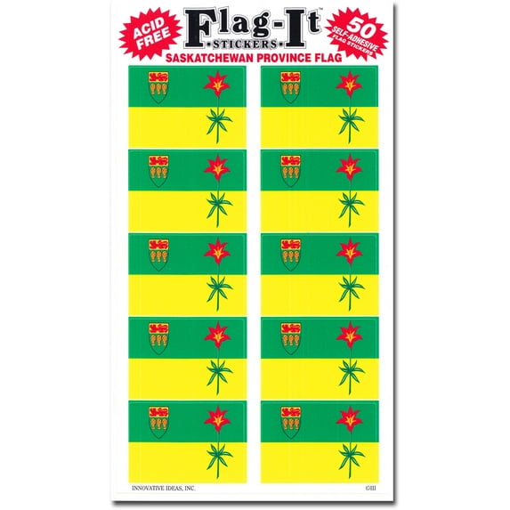 Saskatchewan 50 Count Sticker Pack