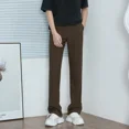 thumbnail image 3 of Pantalones de hombre con boca acampanada y elásticos, de talla grande, clásicos, de verano 2024, de alta calidad, para hombre chino, 3 of 5