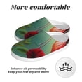 thumbnail image 6 of Lsque Hummingbird Floral Paradise Pattern Womens Comfort Cotton on Scuff With Memory Foam and Anti-skid Sole Slipper-46/47, 6 of 7