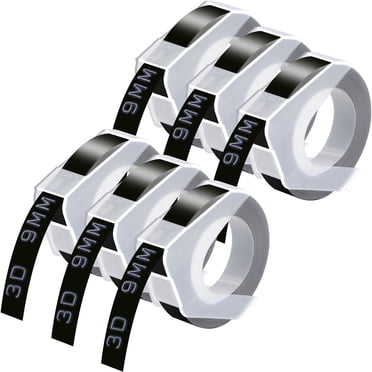 3D Plastic Embossing Label E Refill For DYMO 12965 1610 Label