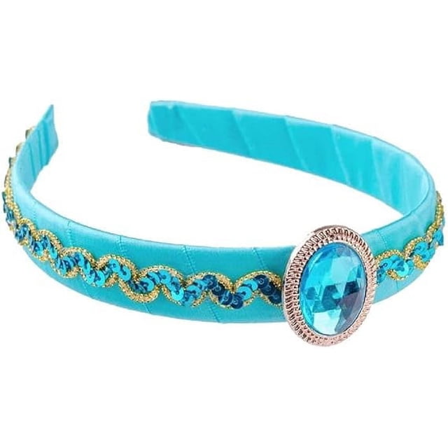 Diademas de princesa árabe para Cosplay, diadema de princesa de dibujos animados, accesorios para fotomatón de fiesta de cumpleaños, disfraz de jazmín para niñas