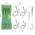thumbnail image 2 of Carp Fishing Hooks Hair Rigs With Line Europe Feeder Group Carp Hook 4#, 2 of 4