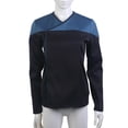 thumbnail image 1 of ST Picard 3 Command Rot uniforme Cosplay Starfleet Gold Blau camisas con cremallera Picard disfraz Halloween fiesta PropverdeS Deng Xun unisex, 1 of 2