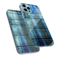 thumbnail image 6 of DesignSkinz Blue and Green Tye-Dyed Wood Full-Body Skin Decal Wrap Cover for iPhone 13, 6 of 9