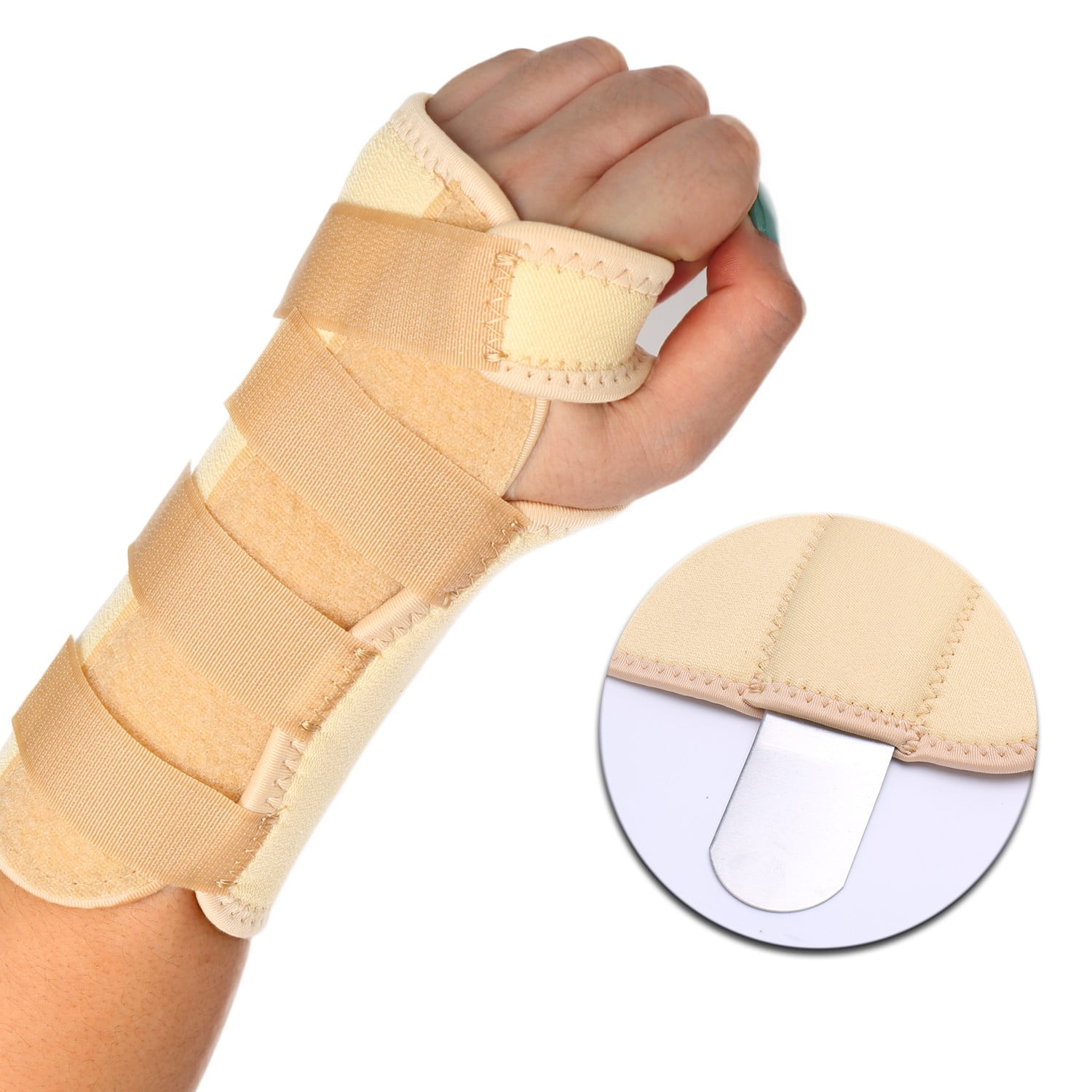 CFR Wrist Brace Support Hand Carpal Tunnel Men Women Night Sleep Pack, Adjustable Strap for