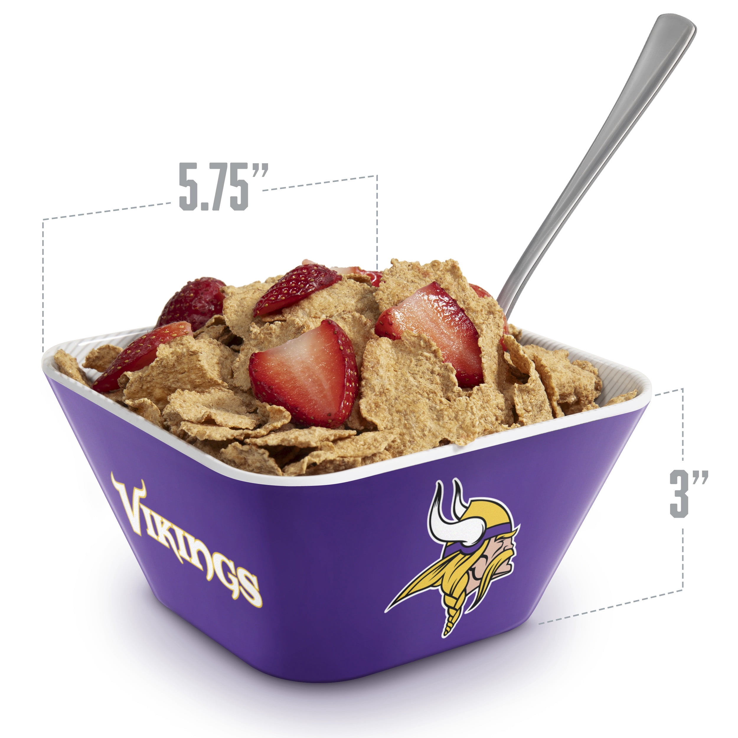 YouTheFan NFL Minnesota Vikings Small Snack Bowl