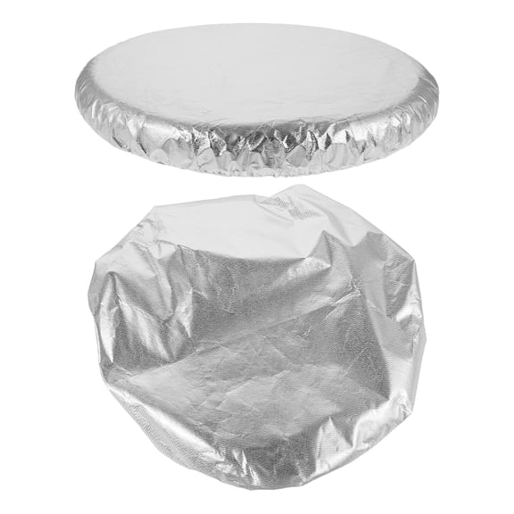 Amosfun Car Steering Wheel Cover Aluminum Laminated Film Heat Resistant 2Pcs