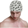 thumbnail image 2 of FYBTO Casquette de Natation Chat Drôle Unisexe Adulte FYBTO Polyester, 2 of 4