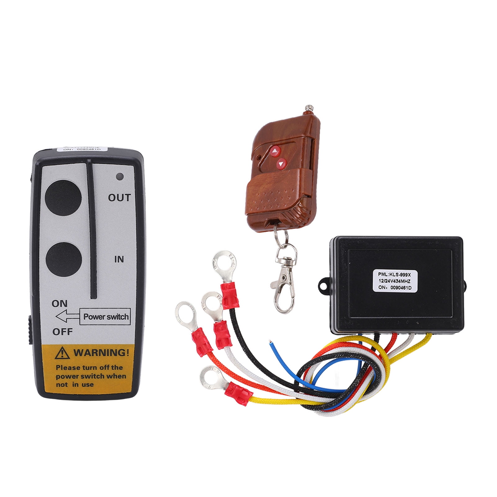 Wireless Winch Remote Set, Wireless Winch Remote Control Kit 22.86m For