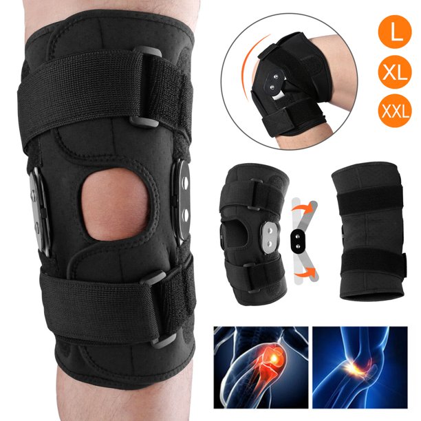 Knee Brace Support, EEEkit Aluminum Hinged Knee Brace for Arthritis