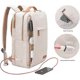 thumbnail image 3 of Men's Backpack, Laptop Backpack, travel Backpack, 15.6 Inch Laptop Backpack, Daypack, carry on backpack with USB (Beige) 2025, 3 of 5